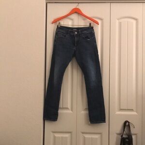 Men's Express Dark Blue Jeans